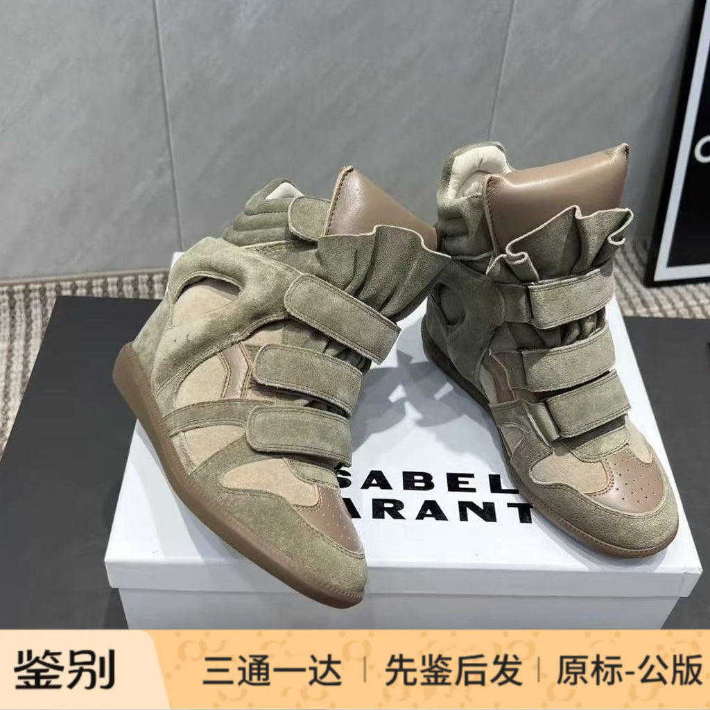 Foreign Trade Cross-Border Special for European and American Street Popular Hidden Height Increasing Casual Shoes Isabel High-Top Shoes Casual Sneakers