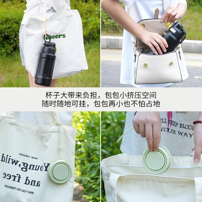 Foldable Travel Mouthwash Cup, Food Grade Portable Water Cup, Collapsible Tooth Cup