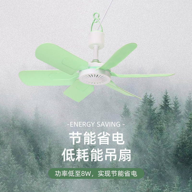 Strict Selection of Small Ceiling Fan Small Mini Fan Dormitory Student Ceiling Fan Mosquito Net Bed Household Large Wind Bedroom Electric Fan