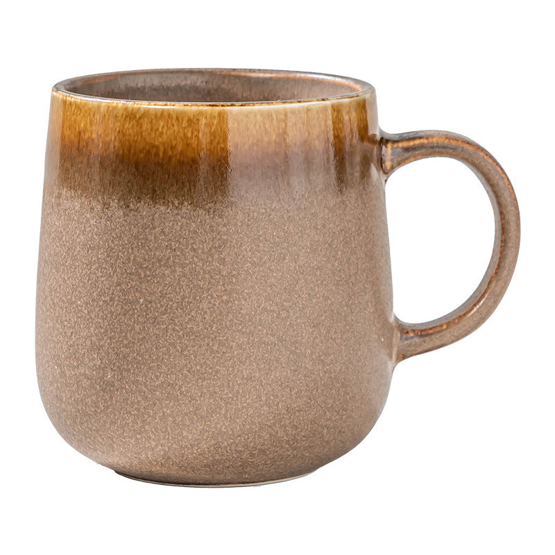 2026 New Large Capacity Vintage Ceramic Coffee Mug for Home & Office, Wholesale Water Cup and Tea Cup