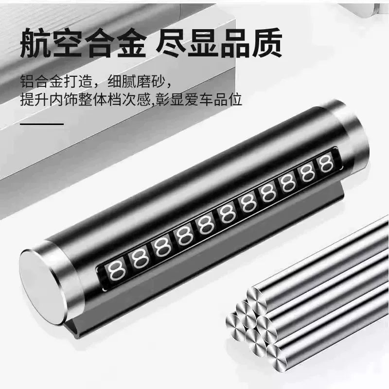 Mobile Phone Plate High-End Temporary Parking Number Plate Stickers Car Car Car Digital Car License Plate Roller