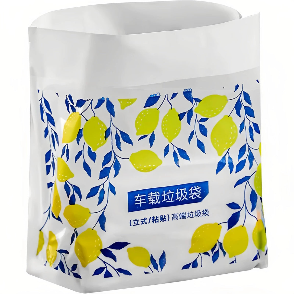 Car Portable Adhesive Stand-up Thickened Plastic Bag Desktop Cleaning Bag Self-Standing Dual-Use Cleaning Bag for Car and Home