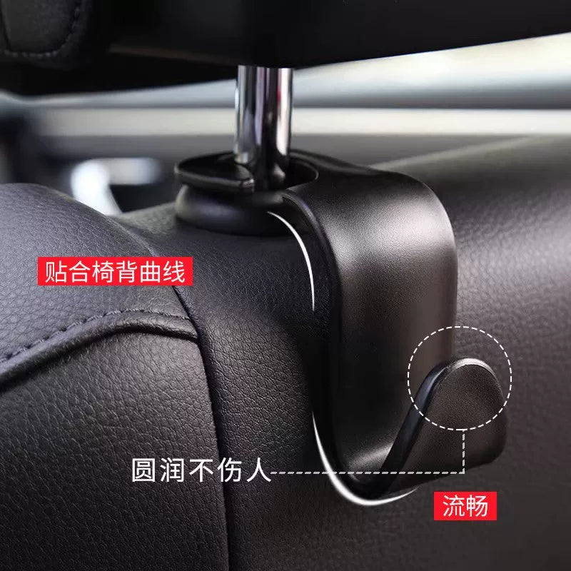 [Buy One Get Two] Car Hook Car Hook Seat Back Car Multi-Functional Items Cartoon Head