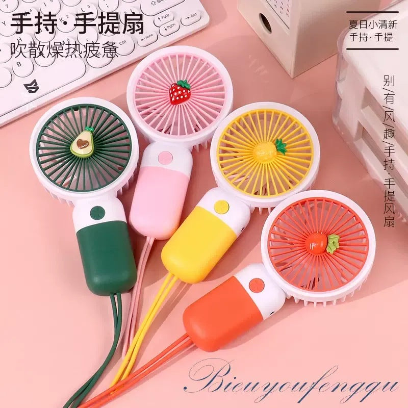 Handheld Small Fan Charging Portable Mini Fan Hand Gift Advertising Gift Student Prize Factory Direct Sales