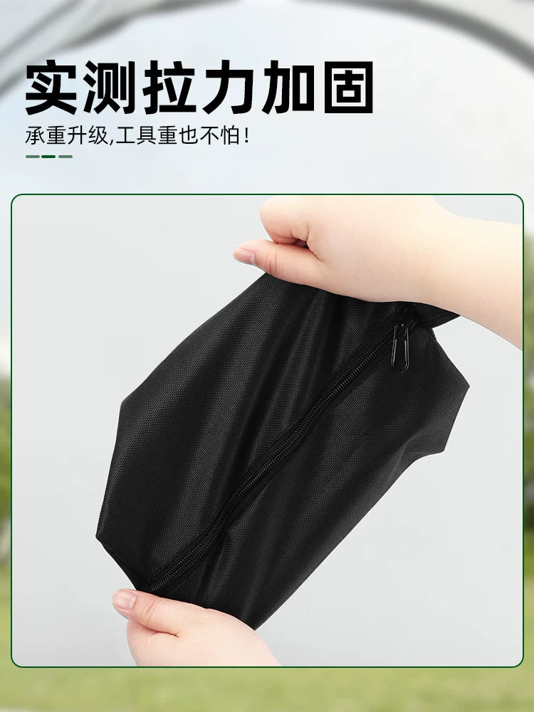 Durable Canvas Thickened Wear-Resistant Multi-Functional Portable Storage Bag for Electrician Maintenance